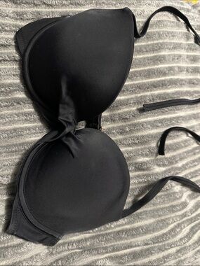 Shade & Shore Black Push-Up Bikini Top